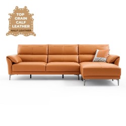 Debbie Leather 3 Seaters Sofa (2.54m)