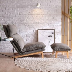 Sarah Adjustable Armchair with Footstool