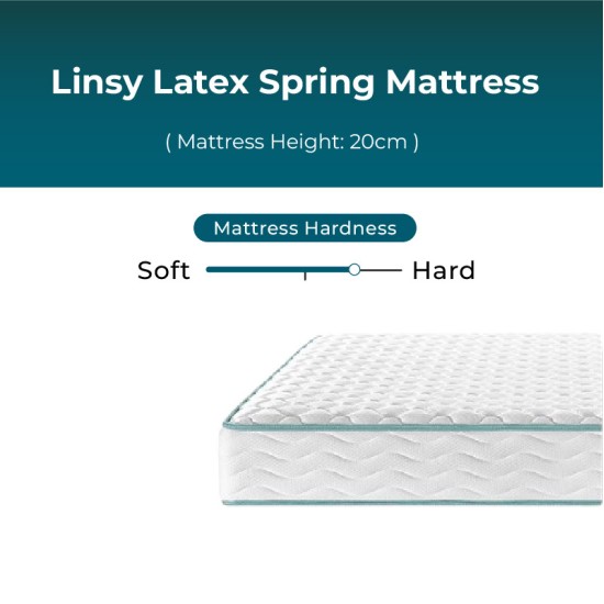 Linsy Latex Spring Mattress - H20cm