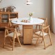 Olena Space Saving Convertible Round Dining Set of 4 (DØ1.20m)