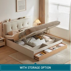 Olivia Platform Bed Frame with Storage
