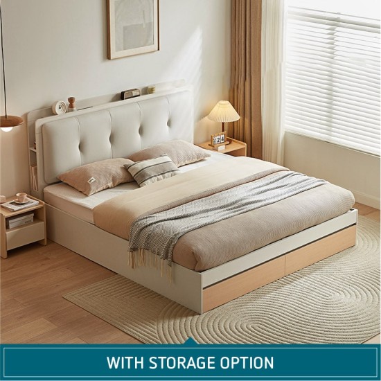 Olivia Platform Bed Frame with Storage