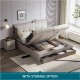 Owen Platform Bed Frame with Storage