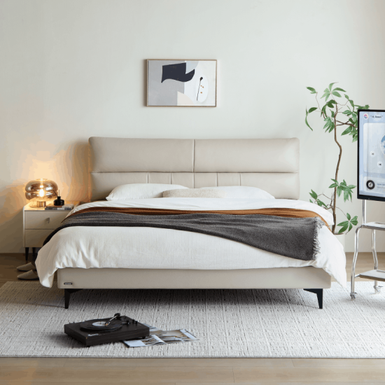 Dominic Leather Bed Frame