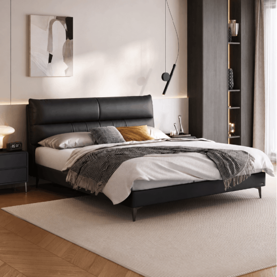 Dominic Leather Bed Frame