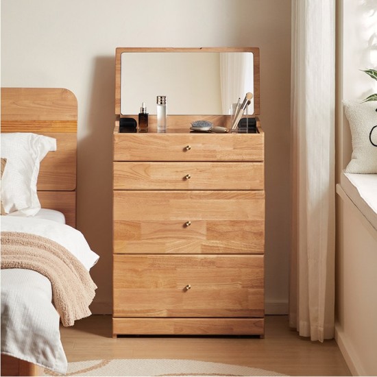 Fika Solid Wood Space Saving Dressing Table Set (0.60m)