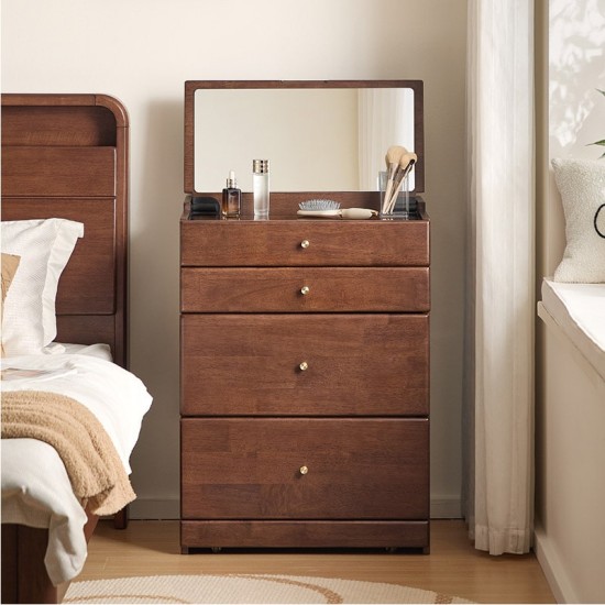 Mika Solid Wood Space Saving Dressing Table Set (0.60m)
