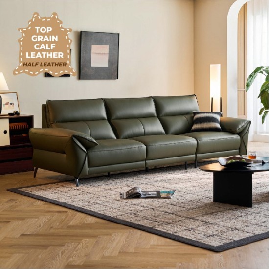 Kansas Leather 4 Seaters Sofa (2.97m) 