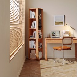 Kiara Rotatable Mirror with Pegboard