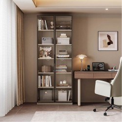 Radia Book Rack with Glass Doors (0.8m)