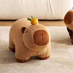 Capybara Animal Kids Chair with Orange