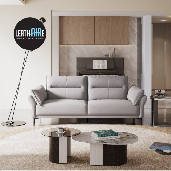 Percy Leathaire 3 Seaters Sofa - Pet Friendly (2.20m)