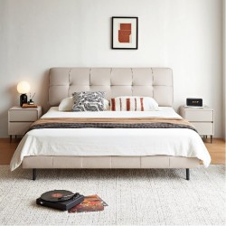 Clara Leather Bed Frame