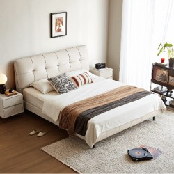 Clara Leather Bed Frame