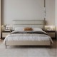 Tavia Leathaire Bed Frame - C.Queen