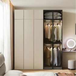 Tavia 5 Doors Wardrobe with Aluminum Doors (2.00m)