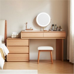 Bruno Dressing Set with Chest of 3 Drawers and Mirror