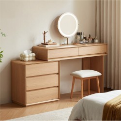 Bruno Dressing Set with Chest of 3 Drawers and Mirror