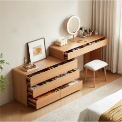Bruno Dressing Set with Chest of 6 Drawers and Mirror