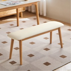Bruno Solid Wood Bench (1.10m)