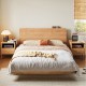 Hannah Floating Platform Bed Frame with Headboard