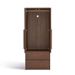 Yolanda 2 Doors Wardrobe with Drawers (0.80m)