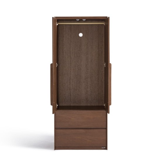 Yolanda 2 Doors Wardrobe with Drawers (0.80m)