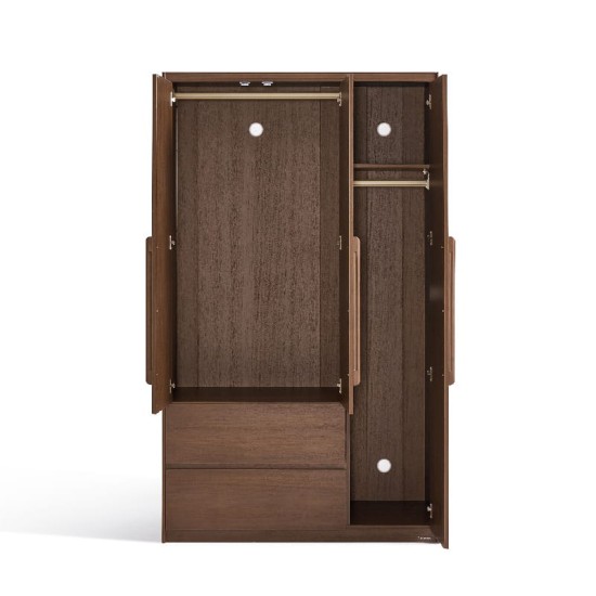 Yolanda 3 Doors Wardrobe with Drawers (1.20m)