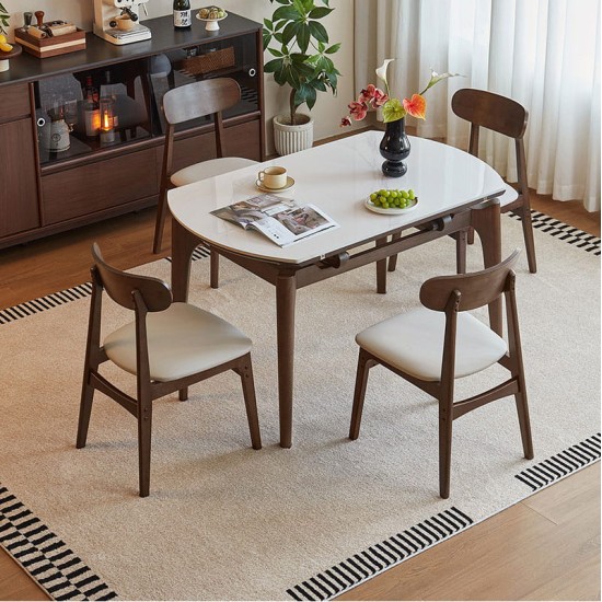Yolanda Round Convertible Dining Table (DØ1.30m)
