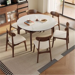Yolanda Round Convertible Dining Table (DØ1.30m)