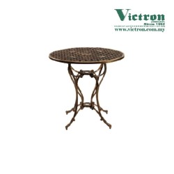 Castella Cast Aluminum Outdoor Table (DØ0.75m)