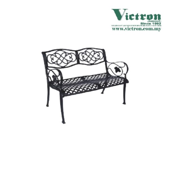 Rayon Cast Aluminum Outdoor Bench (0.95m)