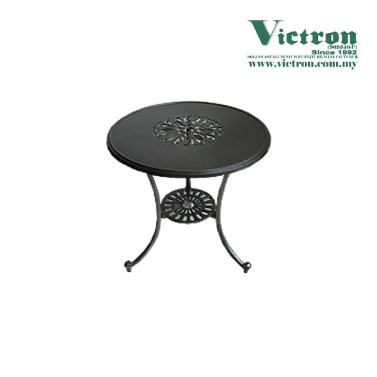 Trion Cast Aluminum Round Outdoor Table (DØ0.63m)