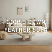 Goose Down Feather Sofa